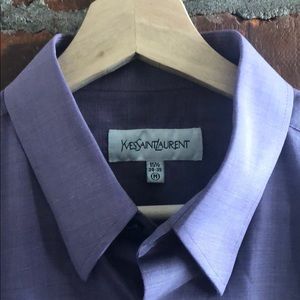Yves Saint Laurent vintage purple shirt size M